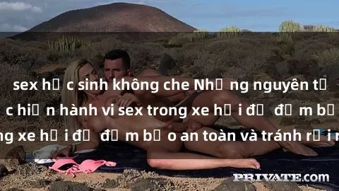 sex học sinh không che Những nguyên tắc cần nhớ khi thực hiện hành vi sex trong xe hơi để đảm bảo an toàn và tránh rủi ro.
